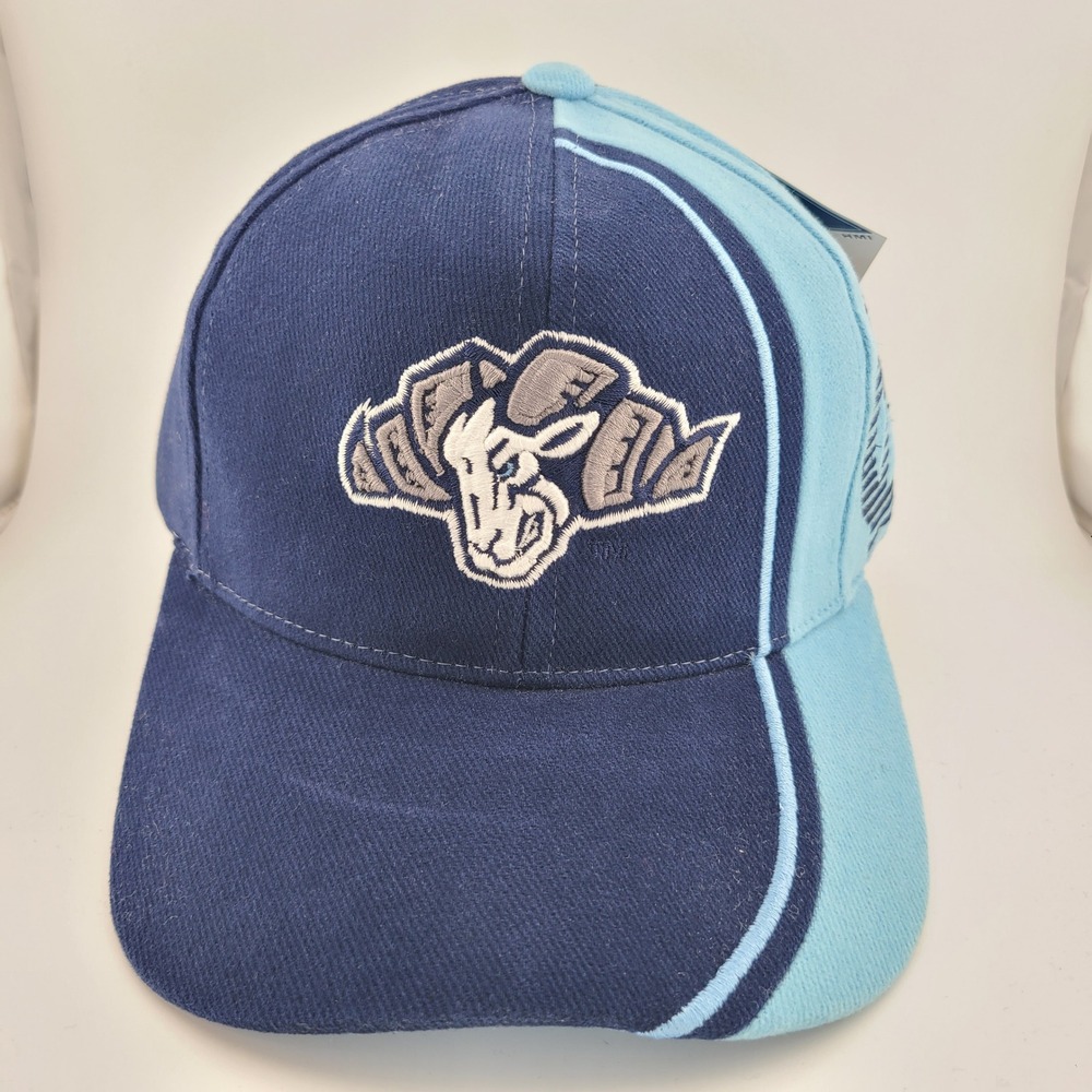 Vintage UNC Tar Heels Captains Collection Ram Strapback Hat Collegiate Preppy